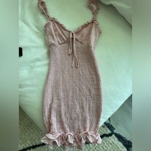 Fashion Nova pink summer dress size xs small